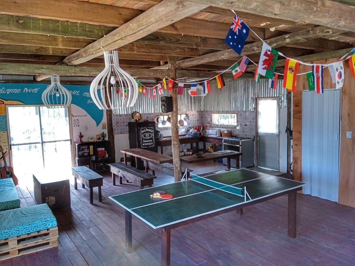 Casa Copada Vandrarhem Punta Del Diablo Exteriör bild